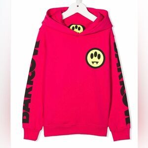 Barrow Kids Pink Unisex Cotton Hoodie Sweater(Size 8yrs)